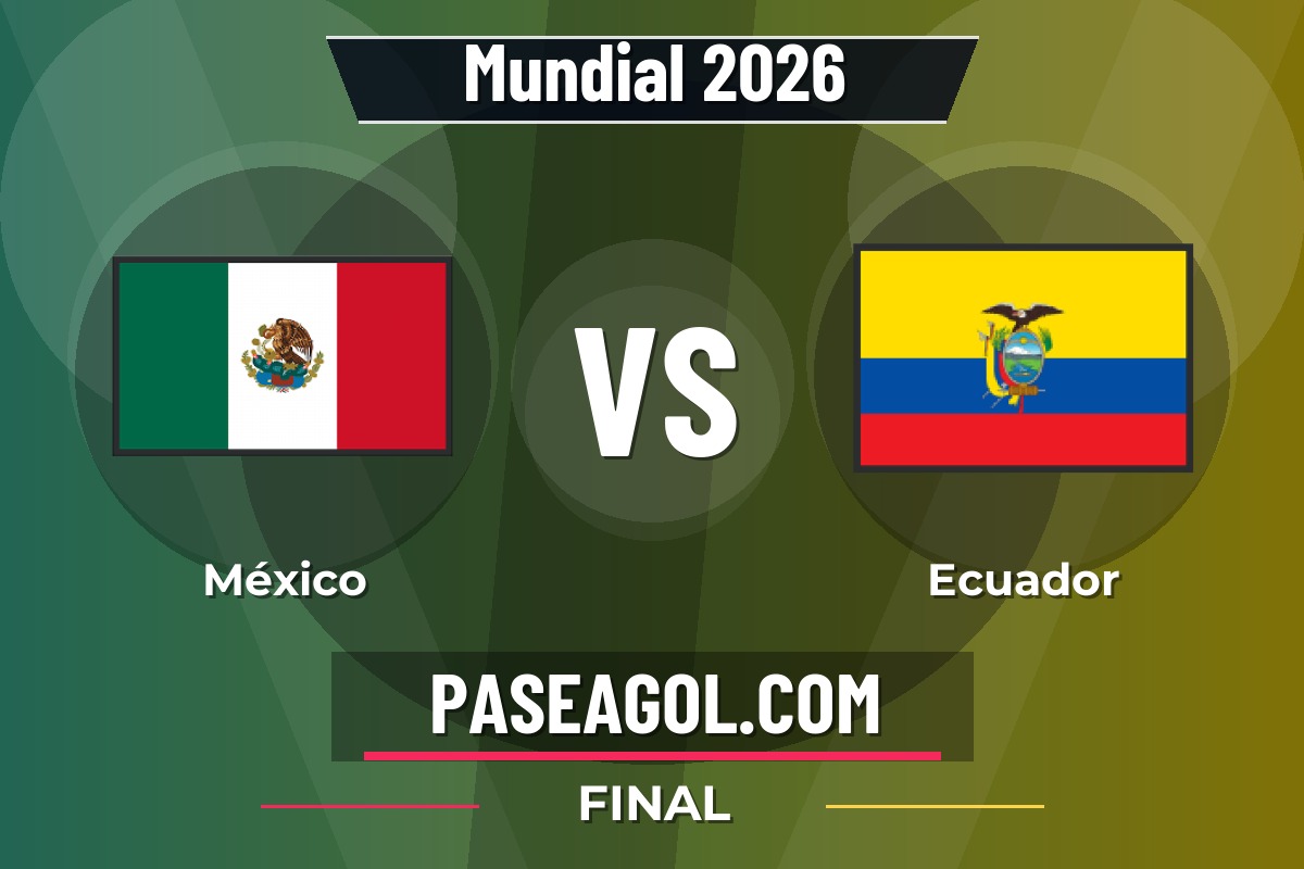 México vs Ecuador México vs Ecuador - Final - Mundial 2026