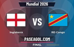 Inglaterra vs RD Congo en vivo Mundial 2026, donde ver Inglaterra vs RD Congo - Final - Mundial 2026