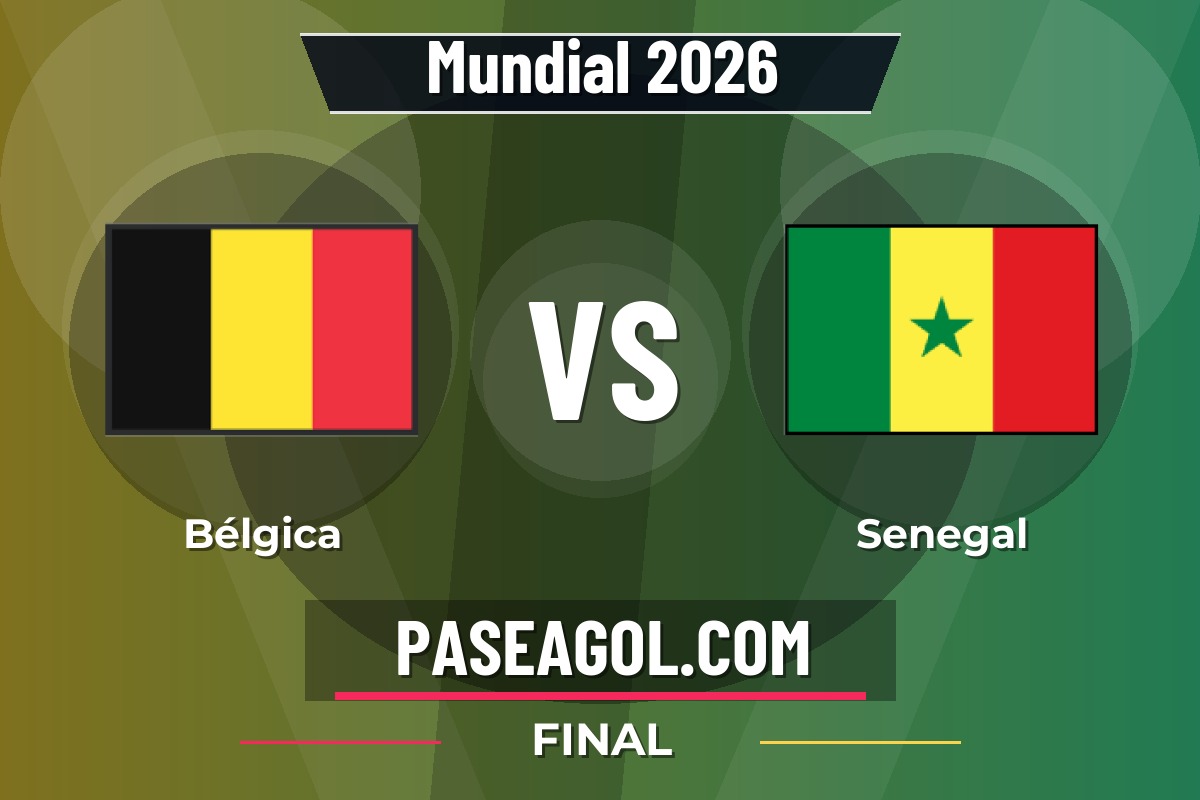 Bélgica vs Senegal Bélgica vs Senegal - Final - Mundial 2026