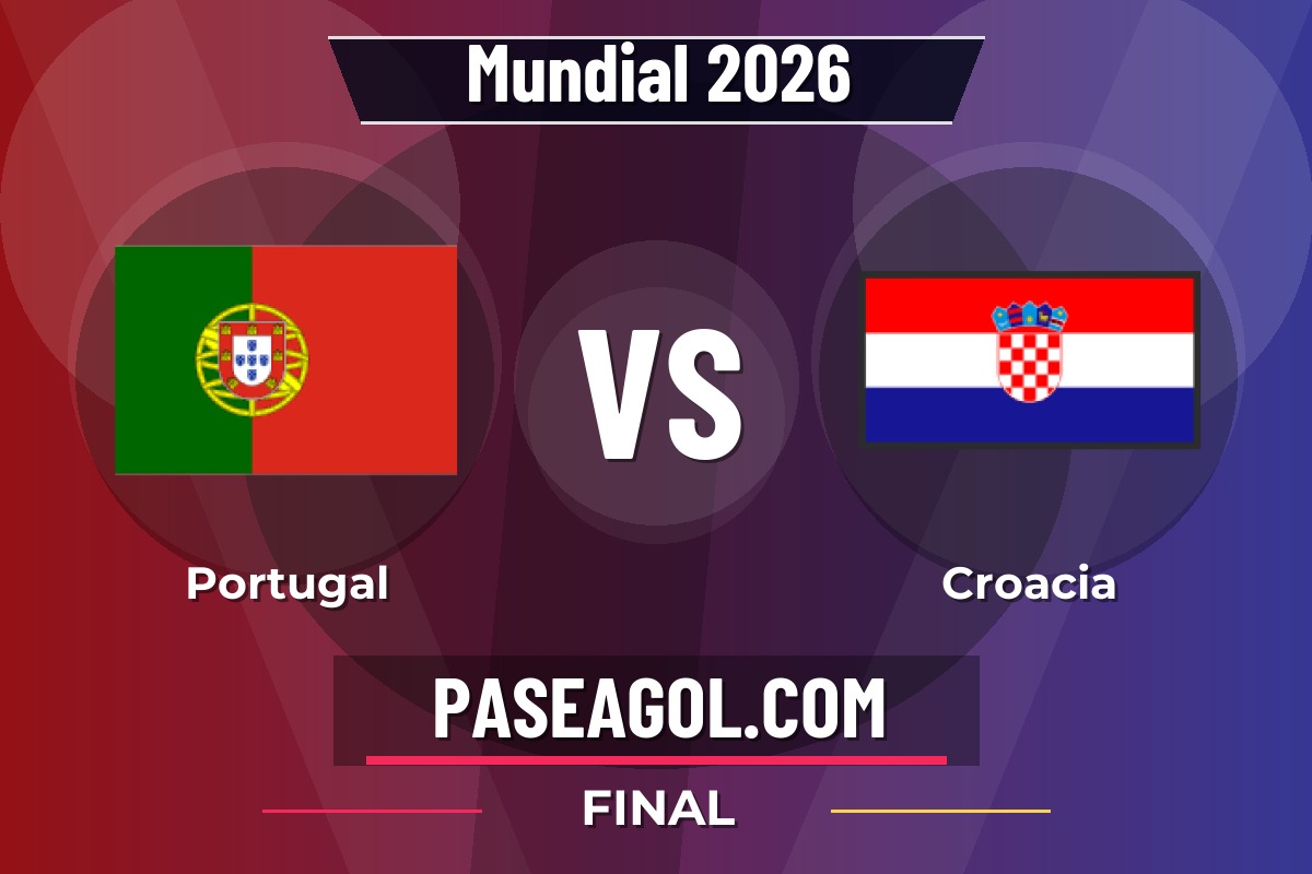 Portugal vs Croacia Portugal vs Croacia - Final - Mundial 2026