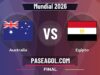 Australia vs Egipto en vivo Mundial 2026, donde ver Australia vs Egipto - Final - Mundial 2026