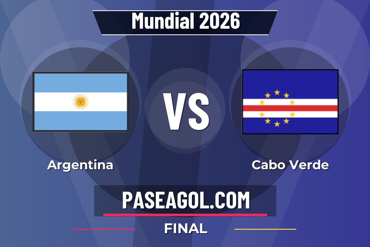 Argentina vs Cabo Verde Argentina vs Cabo Verde - Final - Mundial 2026