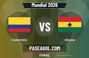 Colombia vs Ghana en vivo Mundial 2026, donde ver Colombia vs Ghana - Final - Mundial 2026