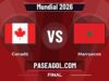 Canadá vs Marruecos en vivo Mundial 2026, donde ver Canadá vs Marruecos - Final - Mundial 2026