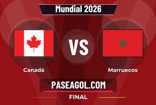 Canadá vs Marruecos en vivo Mundial 2026, donde ver Canadá vs Marruecos - Final - Mundial 2026