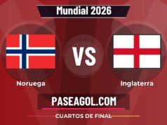 Noruega vs Inglaterra en vivo Mundial 2026, donde ver Noruega vs Inglaterra - Cuartos de final - Mundial 2026