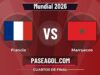 Francia vs Marruecos en vivo Mundial 2026, donde ver Francia vs Marruecos - Cuartos de final - Mundial 2026