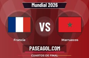 Francia vs Marruecos en vivo Mundial 2026, donde ver Francia vs Marruecos - Cuartos de final - Mundial 2026