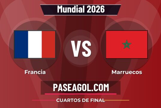 Francia vs Marruecos en vivo Mundial 2026, donde ver Francia vs Marruecos - Cuartos de final - Mundial 2026