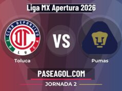 Toluca vs Pumas en vivo Liga MX Apertura 2026, donde ver Toluca vs Pumas - Jornada 2 - Liga MX Apertura 2026
