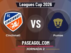 Cincinnati vs Pumas en vivo Leagues Cup 2026, donde ver Cincinnati vs Pumas - Jornada 2 - Leagues Cup 2026