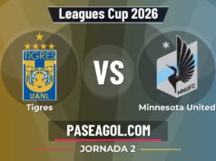 Tigres vs Minnesota United en vivo Leagues Cup 2026, donde ver Tigres vs Minnesota United - Jornada 2 - Leagues Cup 2026
