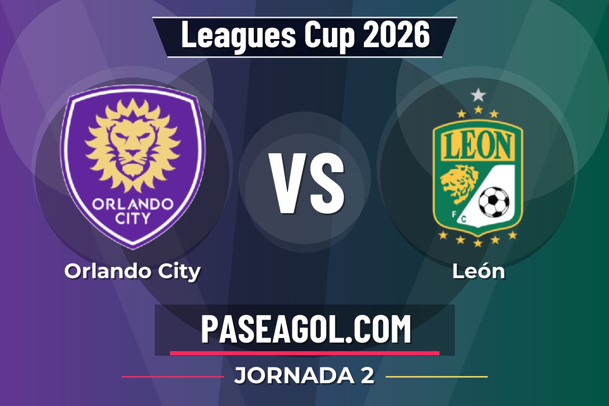 Orlando City vs León Orlando City vs León - Jornada 2 - Leagues Cup 2026