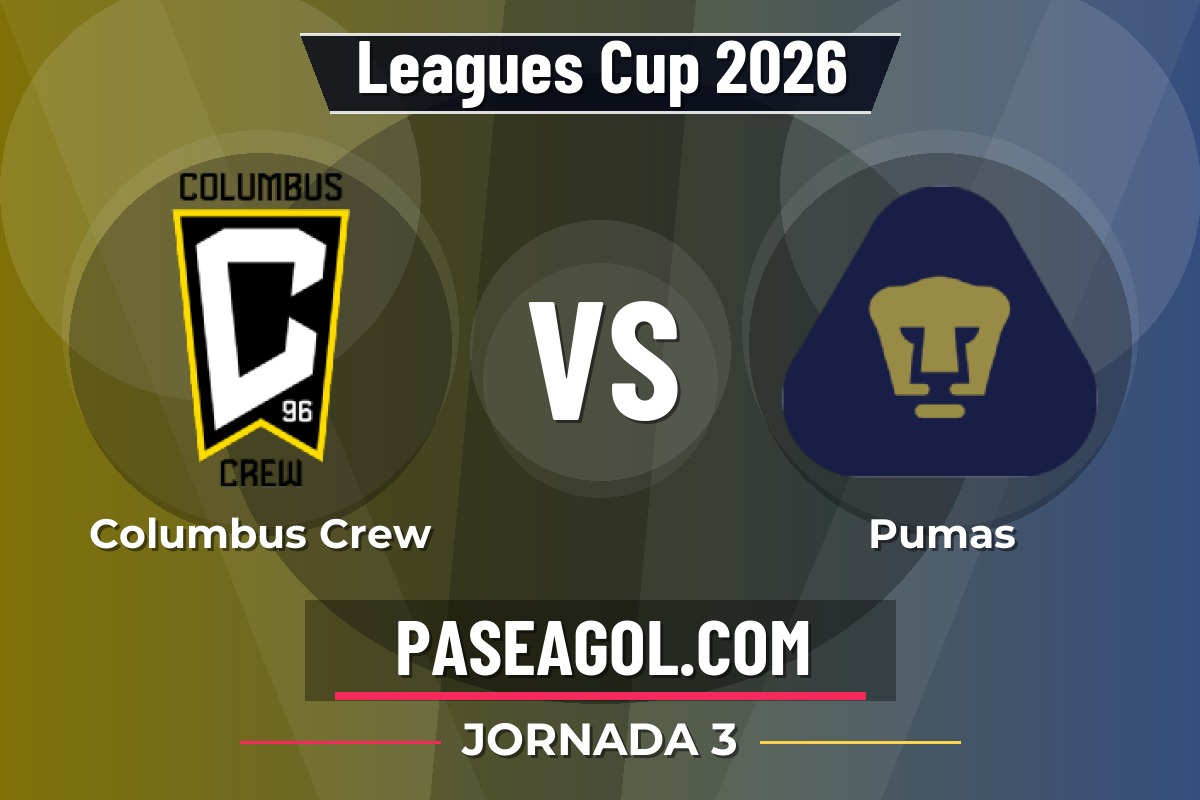Columbus Crew vs Pumas Columbus Crew vs Pumas - Jornada 3 - Leagues Cup 2026