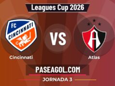 Cincinnati vs Atlas en vivo Leagues Cup 2026, donde ver Cincinnati vs Atlas - Jornada 3 - Leagues Cup 2026