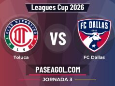 Toluca vs FC Dallas en vivo Leagues Cup 2026, donde ver Toluca vs FC Dallas - Jornada 3 - Leagues Cup 2026