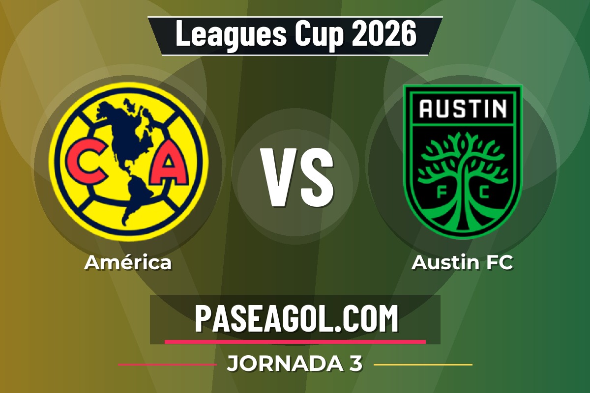 América vs Austin FC América vs Austin FC - Jornada 3 - Leagues Cup 2026