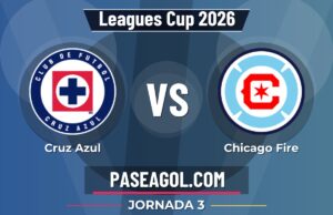 Cruz Azul vs Chicago Fire en vivo Leagues Cup 2026, donde ver Cruz Azul vs Chicago Fire - Jornada 3 - Leagues Cup 2026