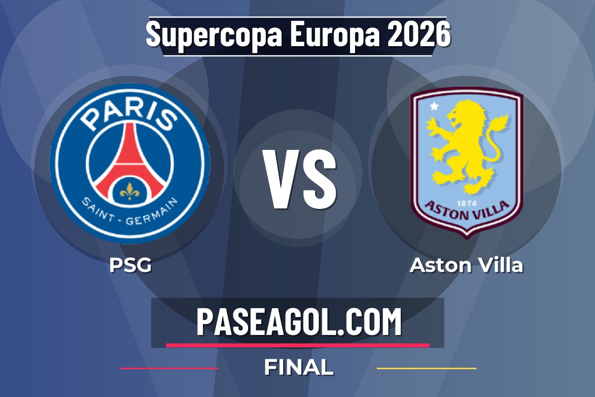 PSG vs Aston Villa PSG vs Aston Villa - Final - Supercopa Europa 2026
