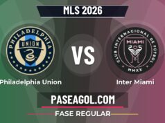 Philadelphia Union vs Inter Miami en vivo MLS 2026, donde ver Philadelphia Union vs Inter Miami - Fase Regular - MLS 2026