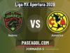Juárez vs América en vivo Liga MX Apertura 2026, donde ver Juárez vs América - Jornada 5 - Liga MX Apertura 2026