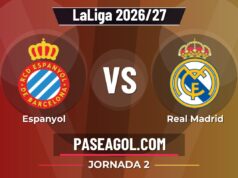 Espanyol vs Real Madrid en vivo LaLiga 2026/27, donde ver Espanyol vs Real Madrid - Jornada 2 - LaLiga 2026/27