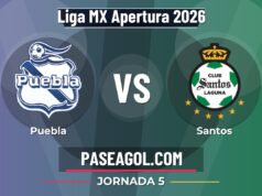 Puebla vs Santos en vivo Liga MX Apertura 2026, donde ver Puebla vs Santos - Jornada 5 - Liga MX Apertura 2026