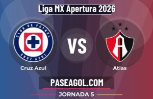 Cruz Azul vs Atlas en vivo Liga MX Apertura 2026, donde ver Cruz Azul vs Atlas - Jornada 5 - Liga MX Apertura 2026