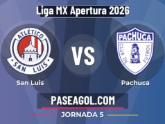 San Luis vs Pachuca en vivo Liga MX Apertura 2026, donde ver San Luis vs Pachuca - Jornada 5 - Liga MX Apertura 2026
