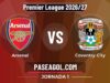 Arsenal vs Coventry City en vivo Premier League 2026/27, donde ver Arsenal vs Coventry City - Jornada 1 - Premier League 2026/27