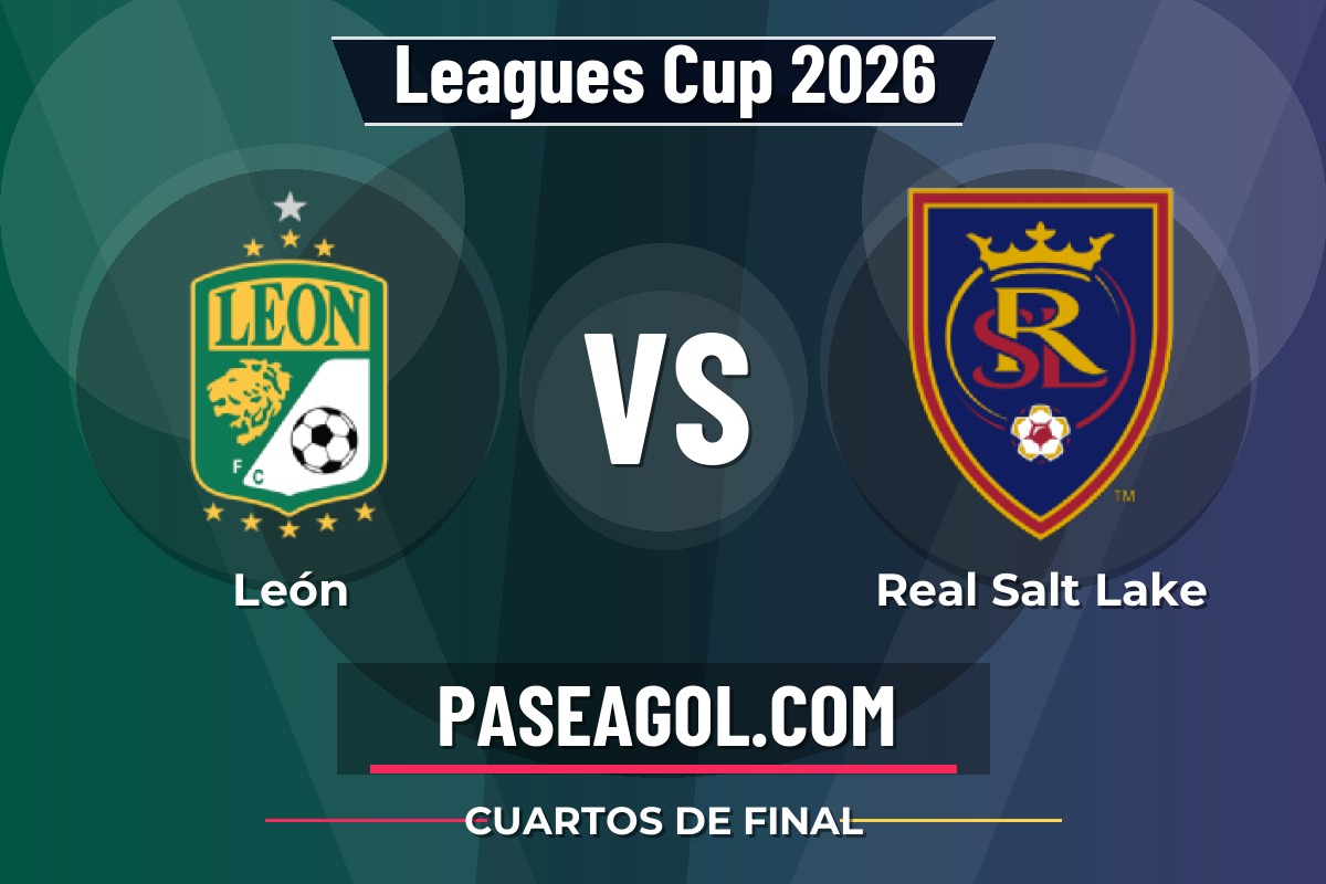 León vs Real Salt Lake León vs Real Salt Lake - Cuartos de final - Leagues Cup 2026