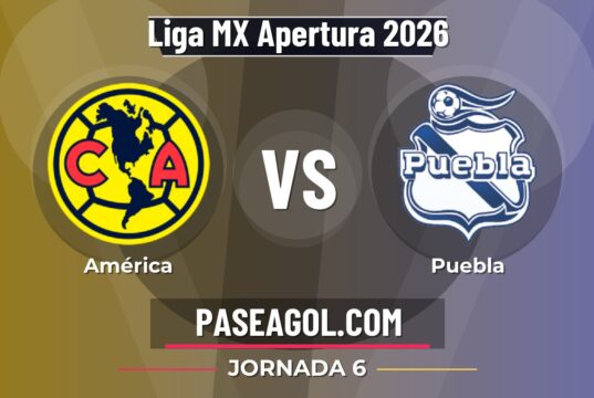 América vs Puebla en vivo Liga MX Apertura 2026, donde ver América vs Puebla - Jornada 6 - Liga MX Apertura 2026