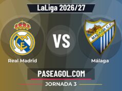 Real Madrid vs Málaga en vivo LaLiga 2026/27, donde ver Real Madrid vs Málaga - Jornada 3 - LaLiga 2026/27
