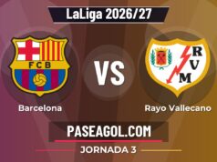Barcelona vs Rayo Vallecano en vivo LaLiga 2026/27, donde ver Barcelona vs Rayo Vallecano - Jornada 3 - LaLiga 2026/27