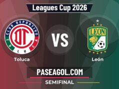 Toluca vs León en vivo Leagues Cup 2026, donde ver Toluca vs León - Semifinal - Leagues Cup 2026