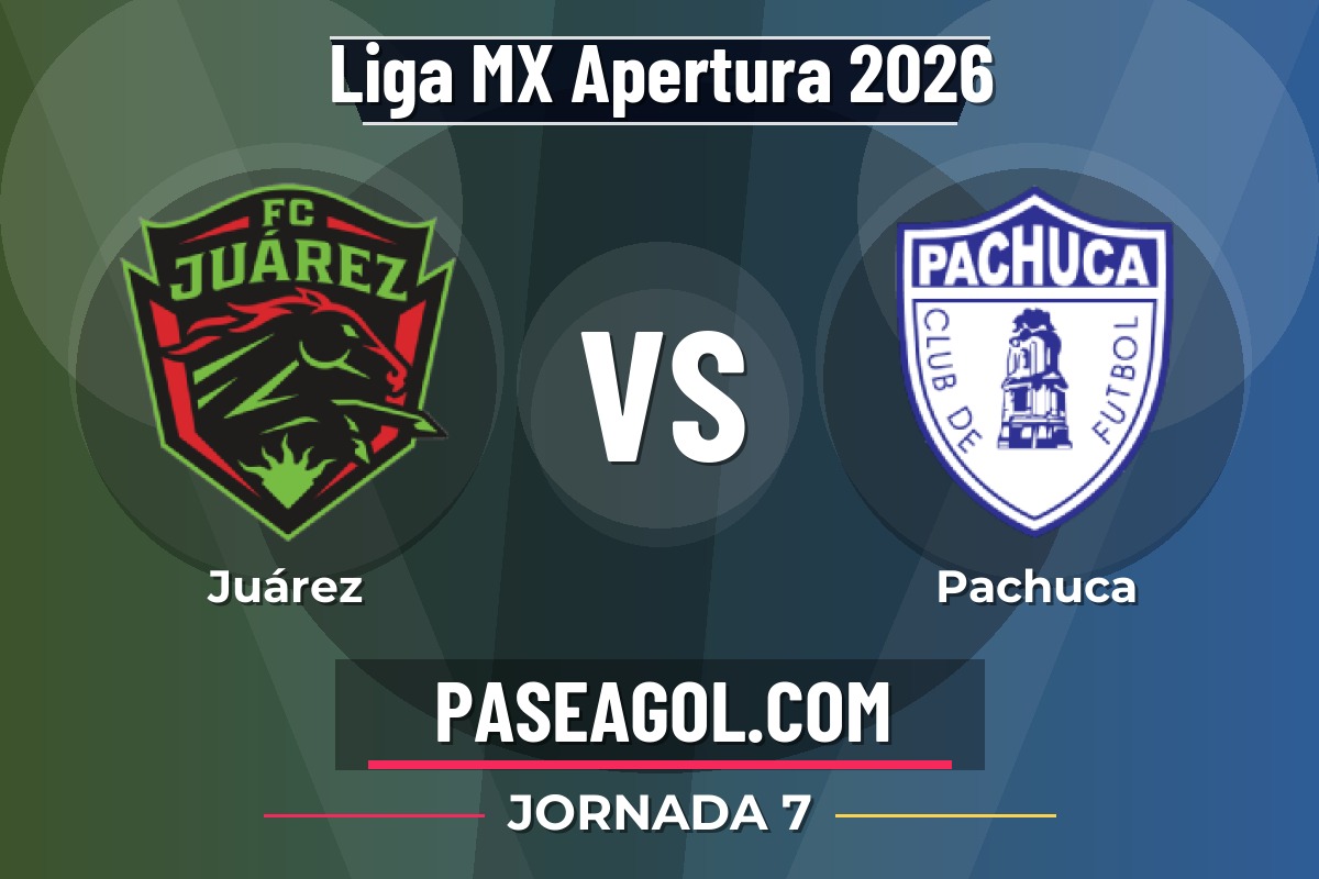 Juárez vs Pachuca Juárez vs Pachuca - Jornada 7 - Liga MX Apertura 2026