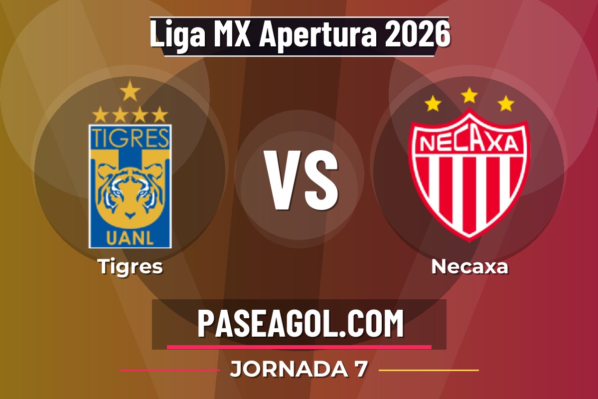 Tigres vs Necaxa Tigres vs Necaxa - Jornada 7 - Liga MX Apertura 2026