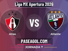 Atlas vs Atlante en vivo Liga MX Apertura 2026, donde ver Atlas vs Atlante - Jornada 7 - Liga MX Apertura 2026