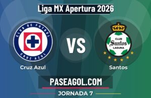 Cruz Azul vs Santos en vivo Liga MX Apertura 2026, donde ver Cruz Azul vs Santos - Jornada 7 - Liga MX Apertura 2026