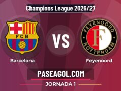 Barcelona vs Feyenoord en vivo Champions League 2026/27, donde ver Barcelona vs Feyenoord - Jornada 1 - Champions League 2026/27