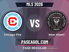 Chicago Fire vs Inter Miami en vivo MLS 2026, donde ver Chicago Fire vs Inter Miami - Fase Regular - MLS 2026