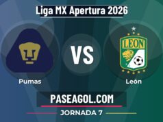 Pumas vs León en vivo Liga MX Apertura 2026, dónde ver Pumas vs León - Jornada 7 - Liga MX Apertura 2026