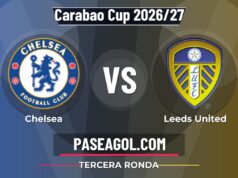 Chelsea vs Leeds United en vivo Carabao Cup 2026/27, dónde ver Chelsea vs Leeds United - Tercera Ronda - Carabao Cup 2026/27