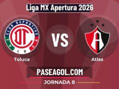 Toluca vs Atlas en vivo Liga MX Apertura 2026, dónde ver Toluca vs Atlas - Jornada 8 - Liga MX Apertura 2026