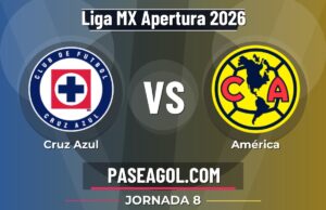 Cruz Azul vs América en vivo Liga MX Apertura 2026, dónde ver Cruz Azul vs América - Jornada 8 - Liga MX Apertura 2026