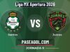 Santos vs Juárez en vivo Liga MX Apertura 2026, dónde ver Santos vs Juárez - Jornada 8 - Liga MX Apertura 2026