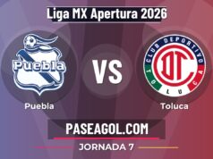 Puebla vs Toluca en vivo Liga MX Apertura 2026, dónde ver Puebla vs Toluca - Jornada 7 - Liga MX Apertura 2026