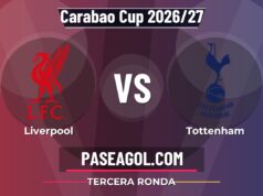 Liverpool vs Tottenham en vivo Carabao Cup 2026/27, dónde ver Liverpool vs Tottenham - Tercera Ronda - Carabao Cup 2026/27