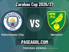 Manchester City vs Norwich en vivo Carabao Cup 2026/27, dónde ver Manchester City vs Norwich - Tercera Ronda - Carabao Cup 2026/27
