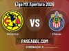 América vs Chivas en vivo Liga MX Apertura 2026, dónde ver América vs Chivas - Jornada 9 - Liga MX Apertura 2026